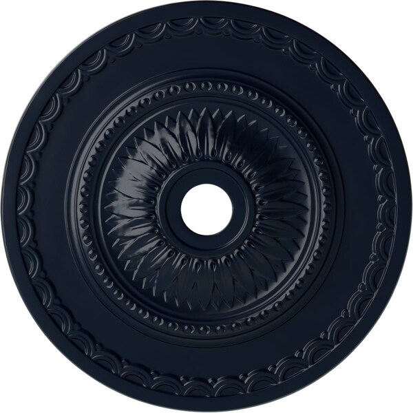 Ekena Millwork Sunflower Ceiling Medallion (Canopies up to 5 5/8"), 29 1/2"OD x 3 5/8"ID x 1 5/8"P, Midnight Dream CM29SFMDF - main